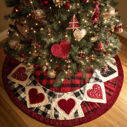 Holiday Blend Christmas Quilted Tree Skirt NCU0NTD1143