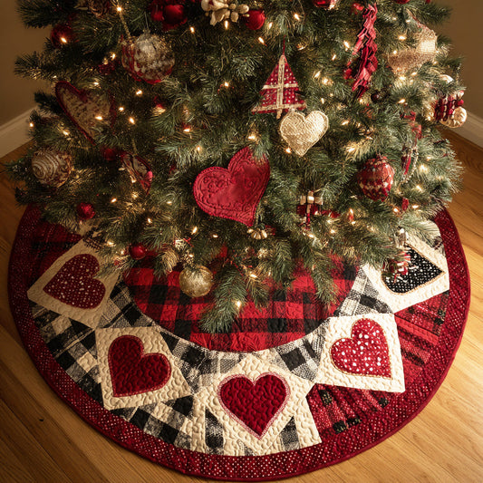 Holiday Blend Christmas Quilted Tree Skirt NCU0NTD1143