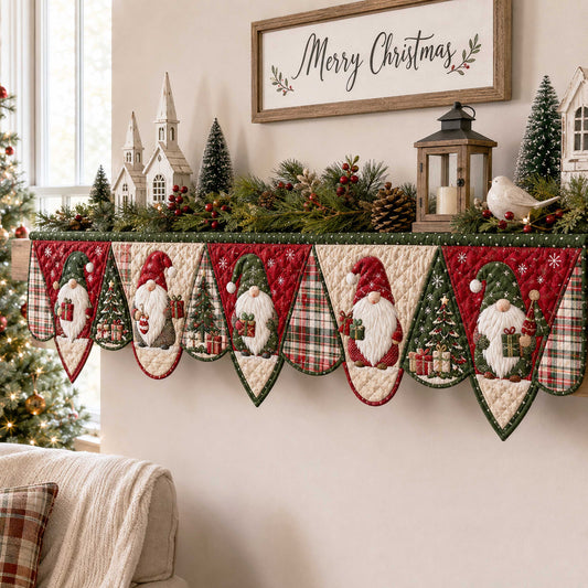 Holiday Dreams Quilted Mantel Scarf SN0TD427
