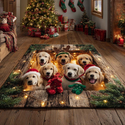 Holiday Golden Pack Area Rug NCU0XD925