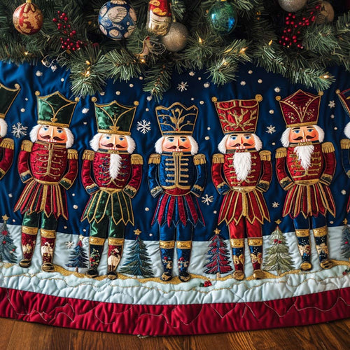 Holiday Guardians Quilted Christmas Tree Skirt NCU0VH609