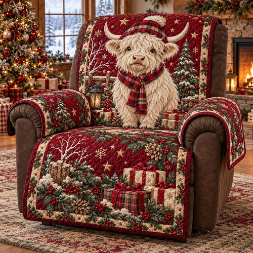 Holiday Highland Quilted Sofa Cover SN0TV909