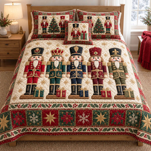 Holiday Sentinel 3-Piece Quilted Bedding Set SN0TD1141