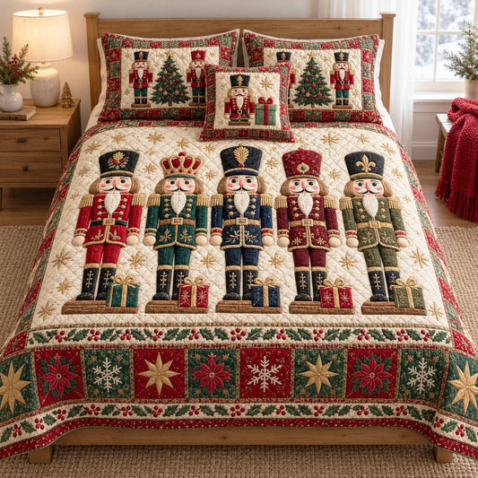 Holiday Sentinel 3-Piece Quilted Bedding Set SN0TD1141