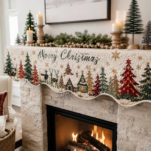 Holiday Tree Farm Mantle Scarf SN0DV298