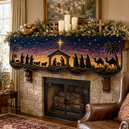 Holiday Wonder Quilted Mantle Scarf SN0TD140