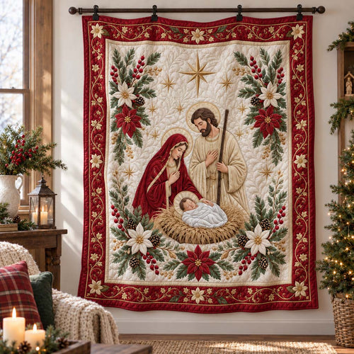 Holy Manger Quilted Blanket SN0HH0856