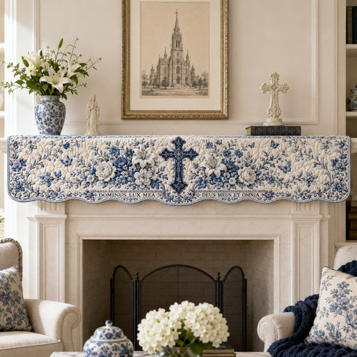 Holy Serenity Quilted Mantel Scarf SN0TV255