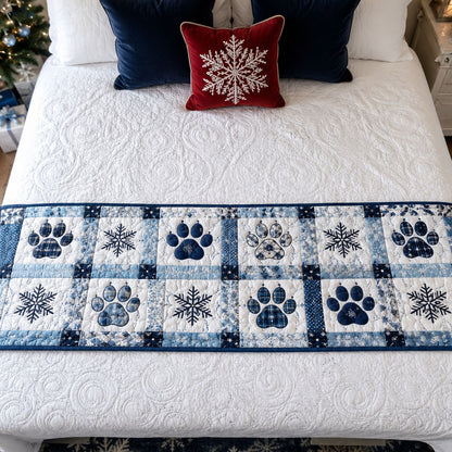Home For The Pawlidays Quilted Bed Runner SN0PT366