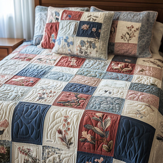 Homestead Comfort 3-Piece Quilted Bedding Set NCU0VH1977