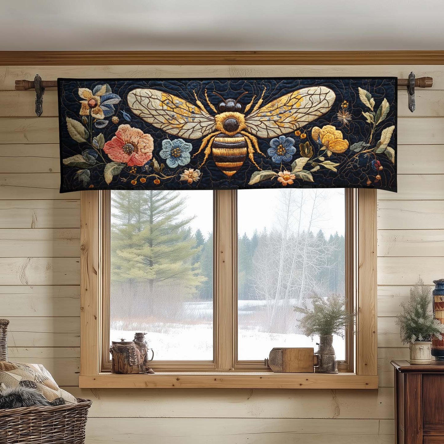 Honey Haven Quilted Valance NCU0DK4012