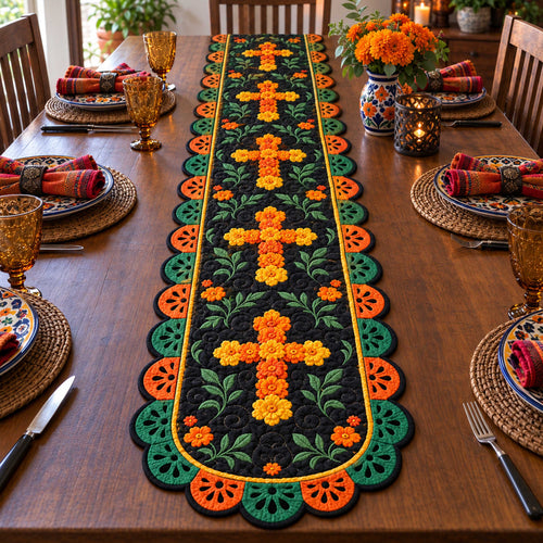 Honored Souls Custom Shape Quilted Table Runner SN0TD704