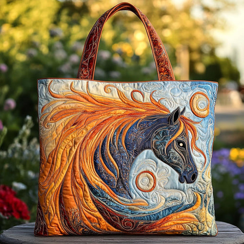 Horse Dream Quilted Tote Bag NCU0DK9239