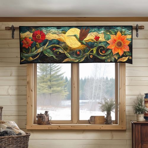 Hummingbird Grace Quilted Valance NCU0DK4078