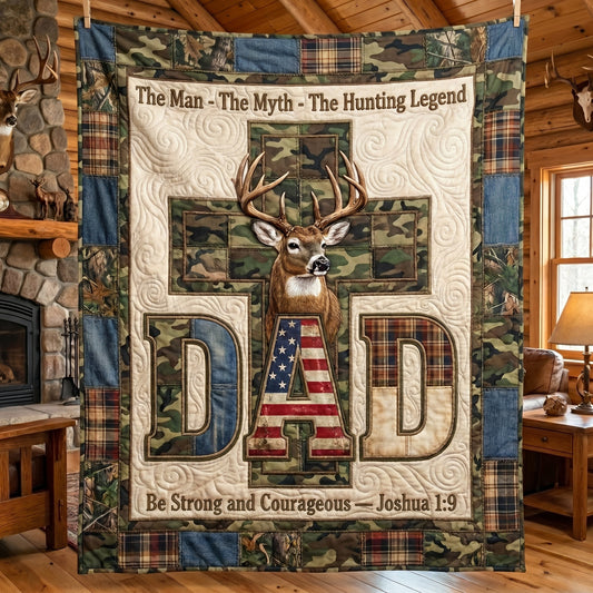 Hunter Dad Legacy Quilted Blanket SN0DV062