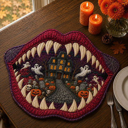 Into the Maw Custom Shape Quilted Placemat SN0PT339