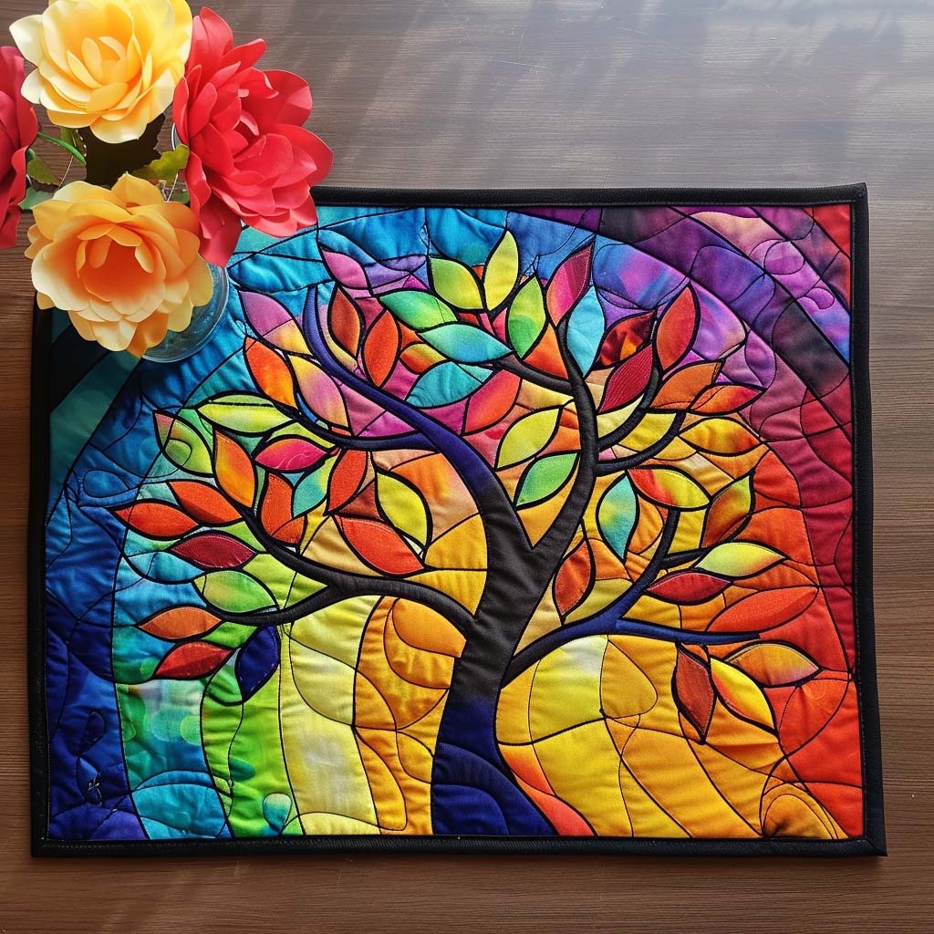 Irish Woodland Quilted Place Mat NCU0TL171