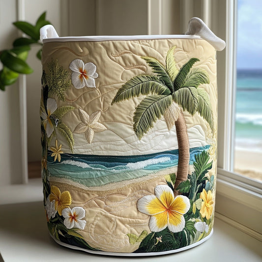 Island Glow Quilted Laundry Basket NCU0PVL484