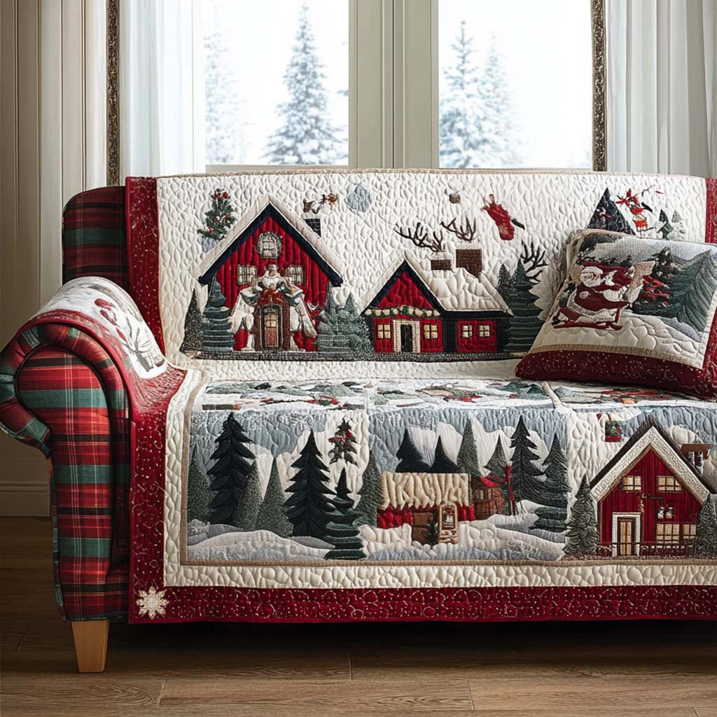 Jolly Season Quilted Sofa Cover NCU0NT10938