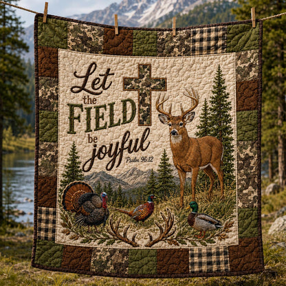 Joyful Field Quilted Blanket SN0DV040