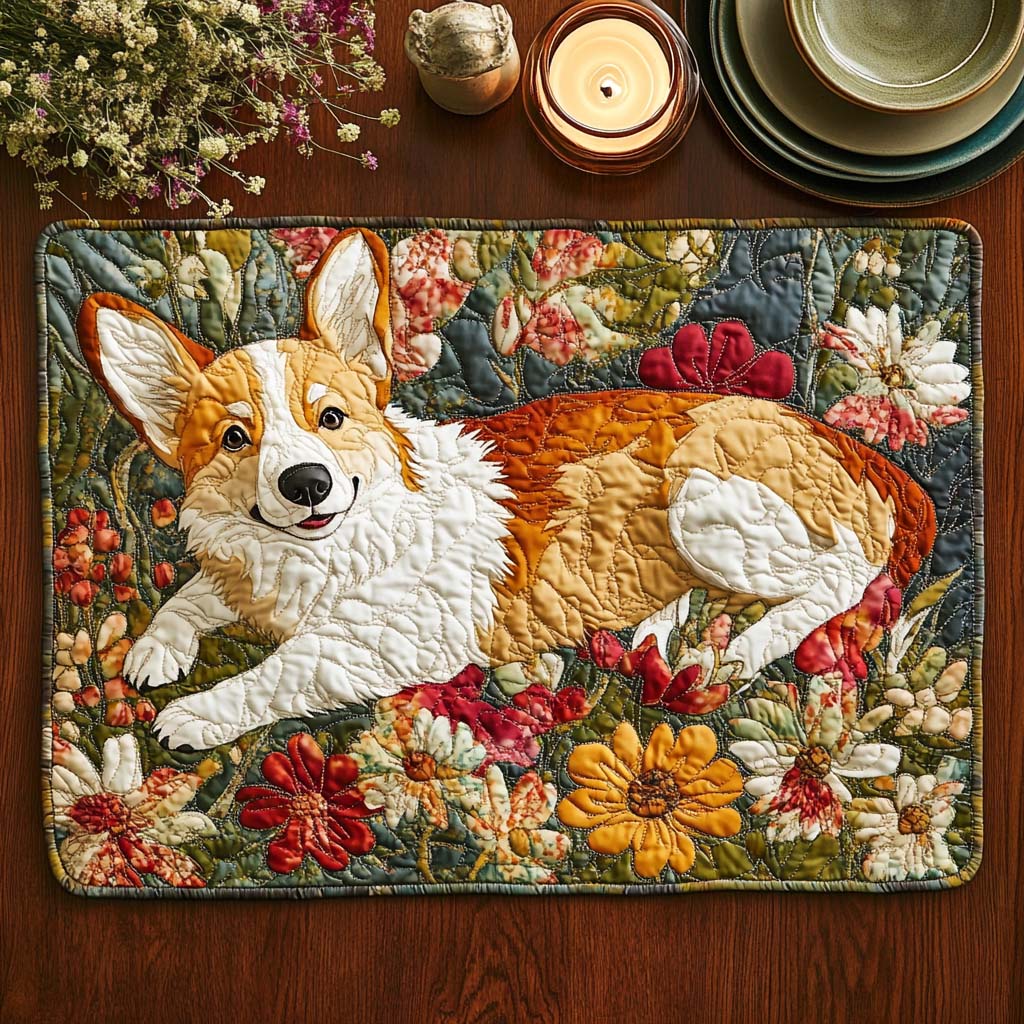 Joyful Paws Quilted Place Mat NCU0NVH857