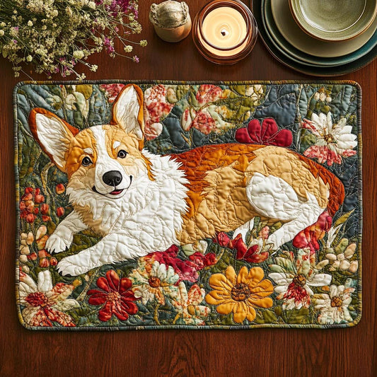 Joyful Paws Quilted Place Mat NCU0NVH857