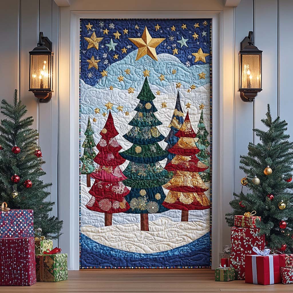 Joyful Scene Quilted Door Cover NCU0DK10947