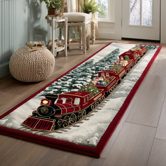 Jubilee Christmas Train Runner Carpet NCU0HH963