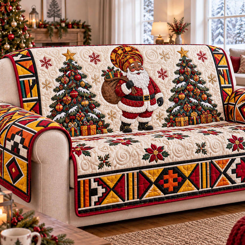 Kente Santa Quilted Sofa Cover SN0TD835