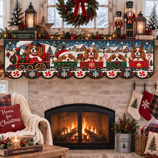 King Charles Conductor Quilted Mantel Scarf SN0HH0527