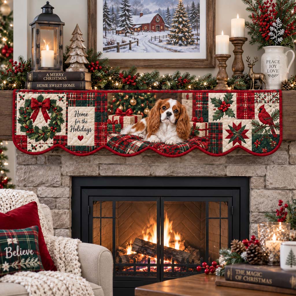 King Charles Homecoming Quilted Mantel Scarf SN0HH0529