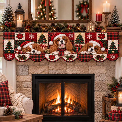 King Charles Slumber Quilted Mantel Scarf SN0HH0530