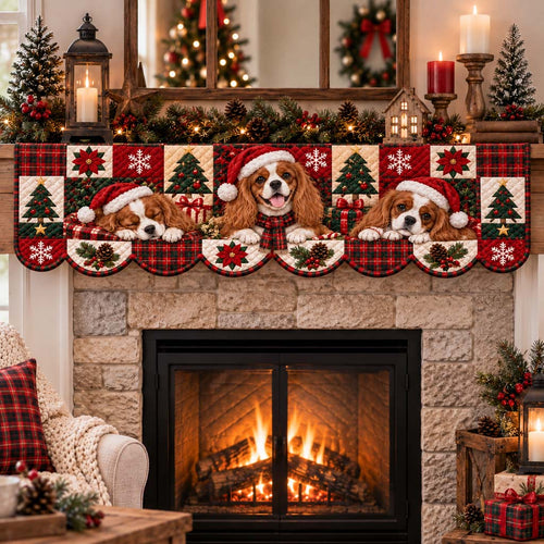 King Charles Slumber Quilted Mantel Scarf SN0HH0530