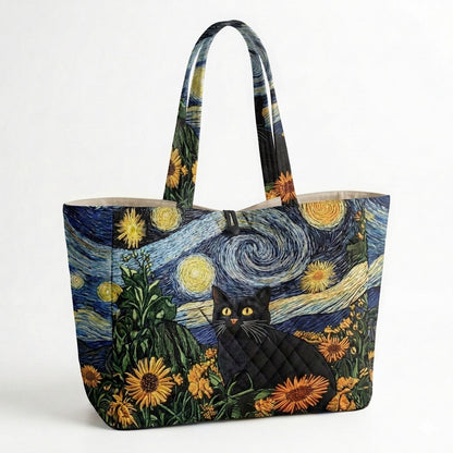 Kitty Patch Quilted Classic Tote Bag SN0DK024