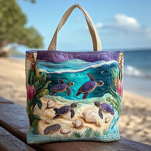 Lagoon Spirit Quilted Tote Bag NCU0PT8317