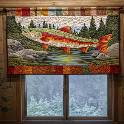 Lakeside Serenity Quilted Valance NCU0PT4867
