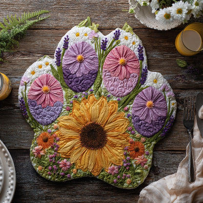 Lavender Meadow Custom Shape Quilted Placemat NCU0LV084