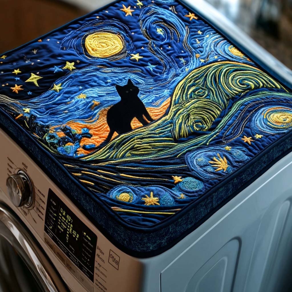 Lazy Whiskers Quilted Washer and Dryer Cover NCU0NNT1333