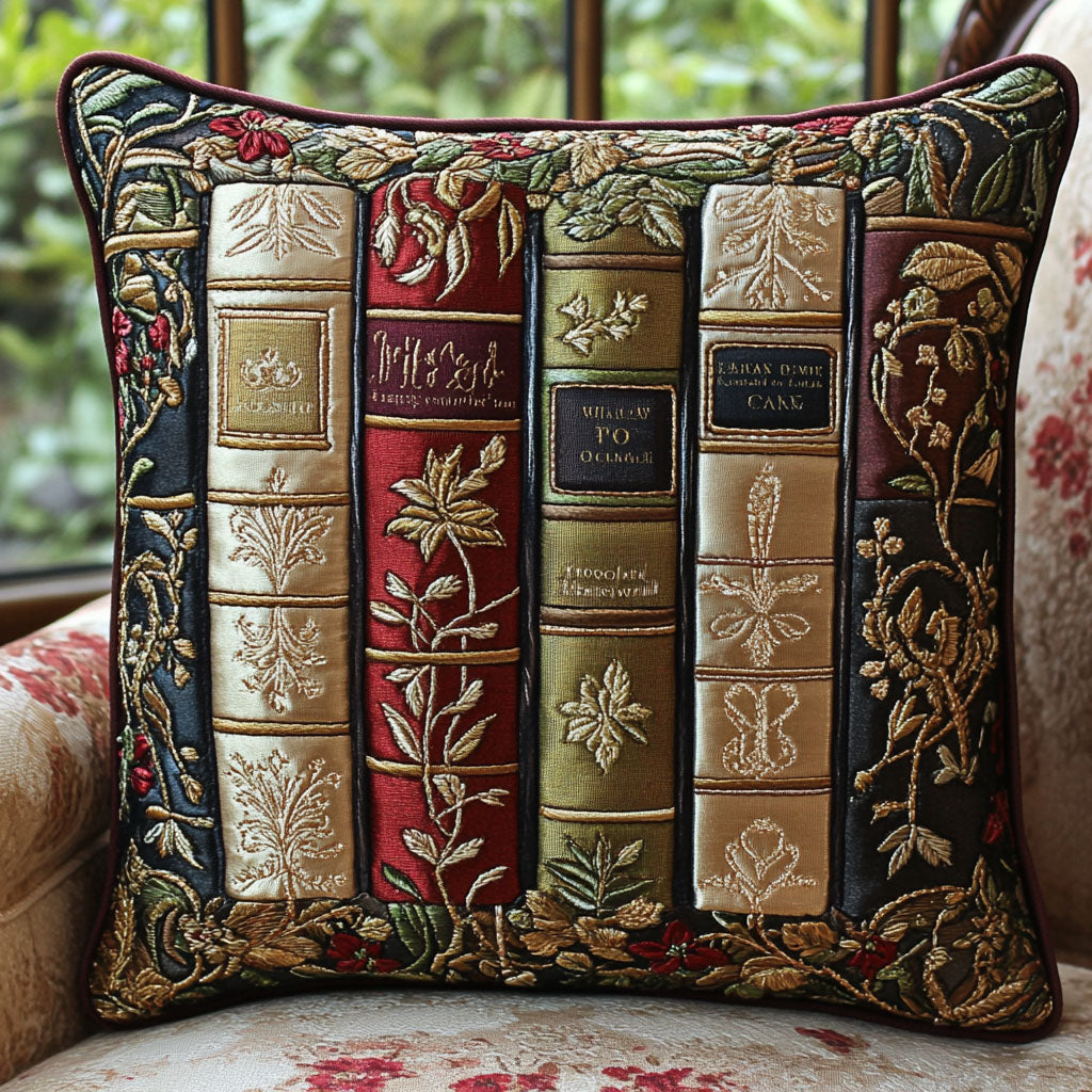 Leatherbound Elegance Quilted Pillow Case NCU0PT4833