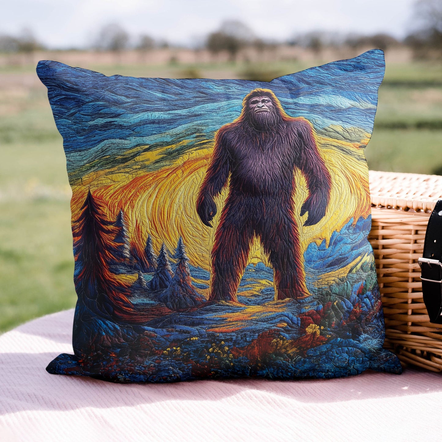 Legendary Yeti Quilted Pillow Case NCU0PVL170