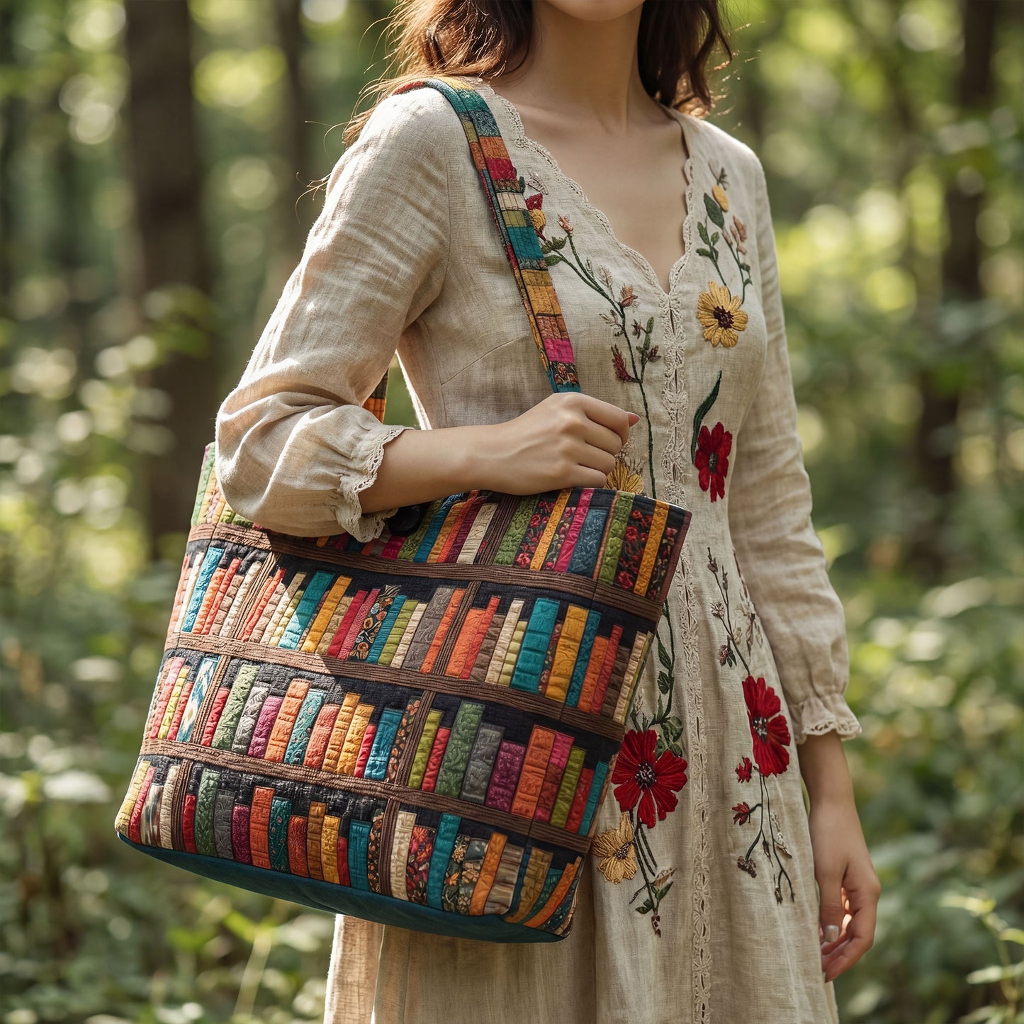 Library Quilted Classic Tote Bag SN0NT030