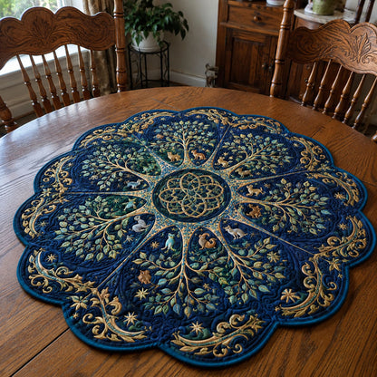 Life in Full Bloom Custom Shape Quilted Table Topper SN0PT728