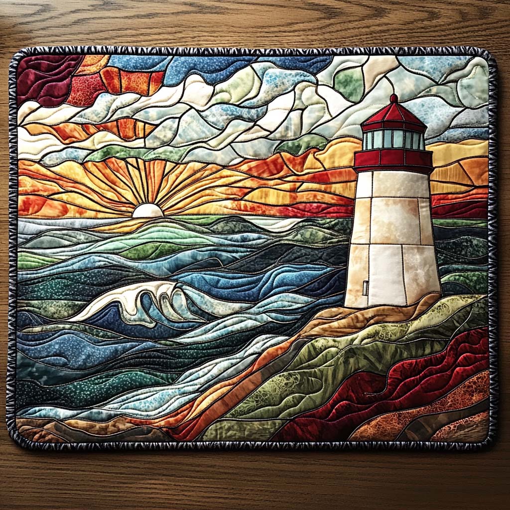 Lighthouse Haven Quilted Place Mat NCU0DV3069