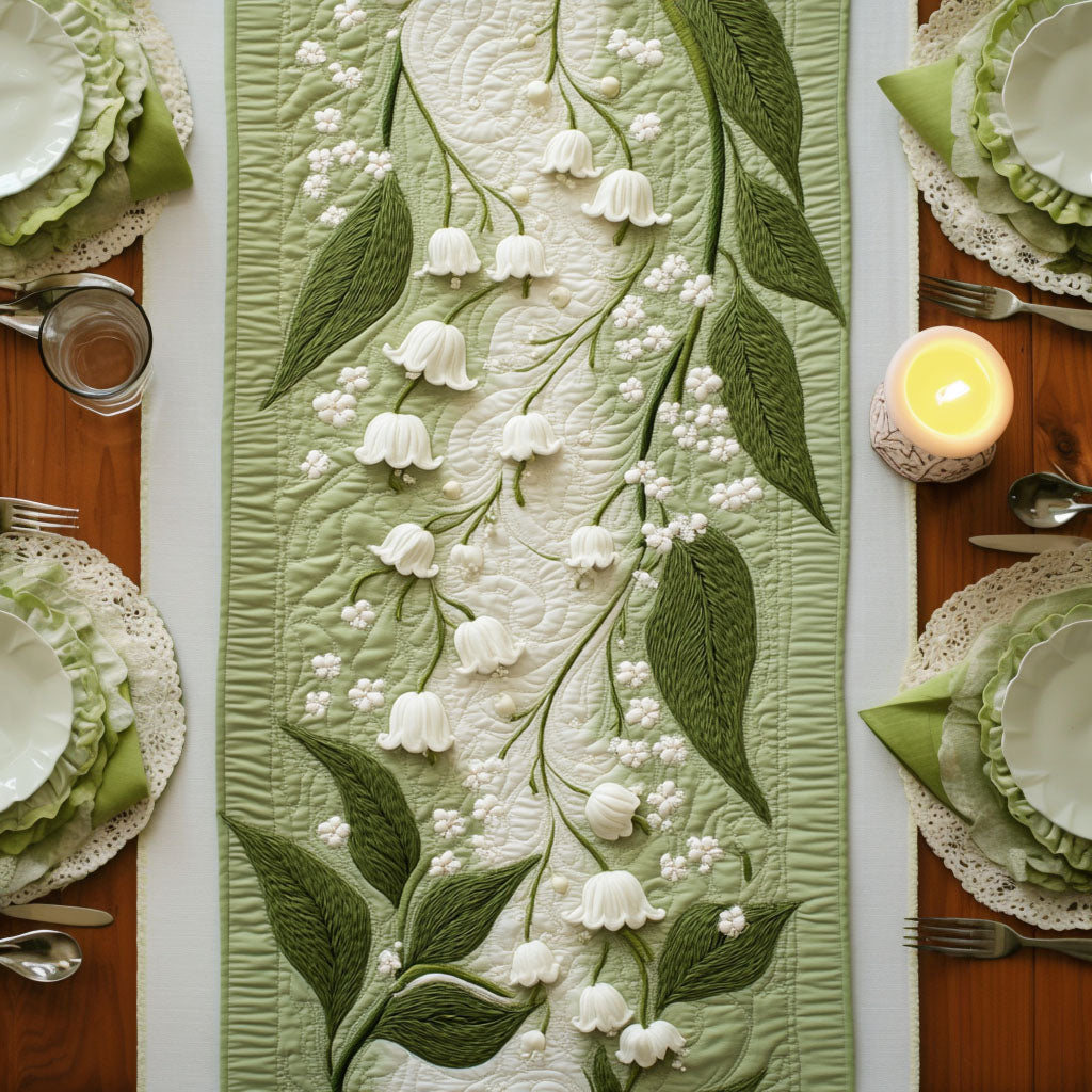 Lily Grace Quilted Table Runner NCU0VH4403
