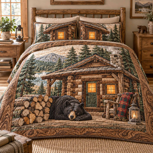 Lodge Glow 3-Piece Quilted Bedding Set SN0TD1056
