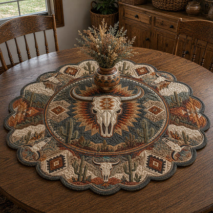 Lone Range Custom Shape Quilted Table Topper SN0PT810