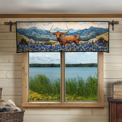 Longhorn Legacy Quilted Valance NCU0PT6328