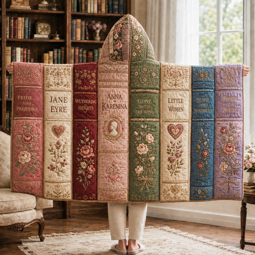 Lovebound Stories Quilted Hooded Blanket SN0TV142