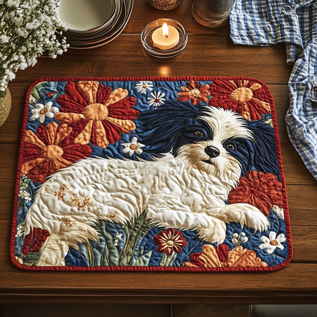 Loyal Heart Quilted Place Mat NCU0NVH824