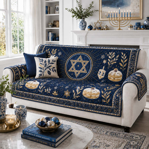 Luminous David Sunburst Quilted Sofa Cover SN0HH0209